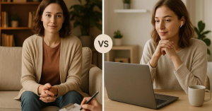 Online Therapy vs In-Person Counselling