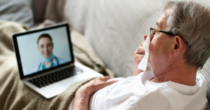 Patient going through Virtual Consultation