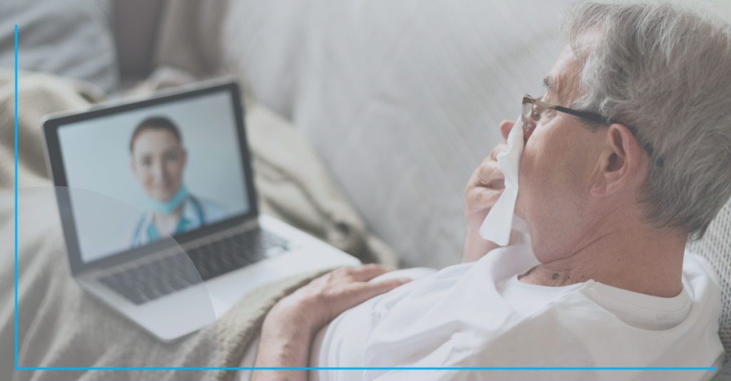 Patient going through Virtual Consultation